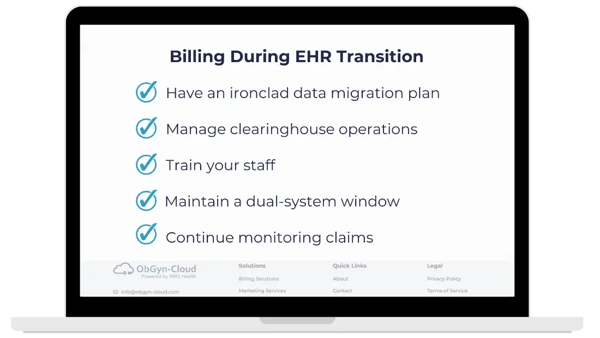 Billing During EHR Transition